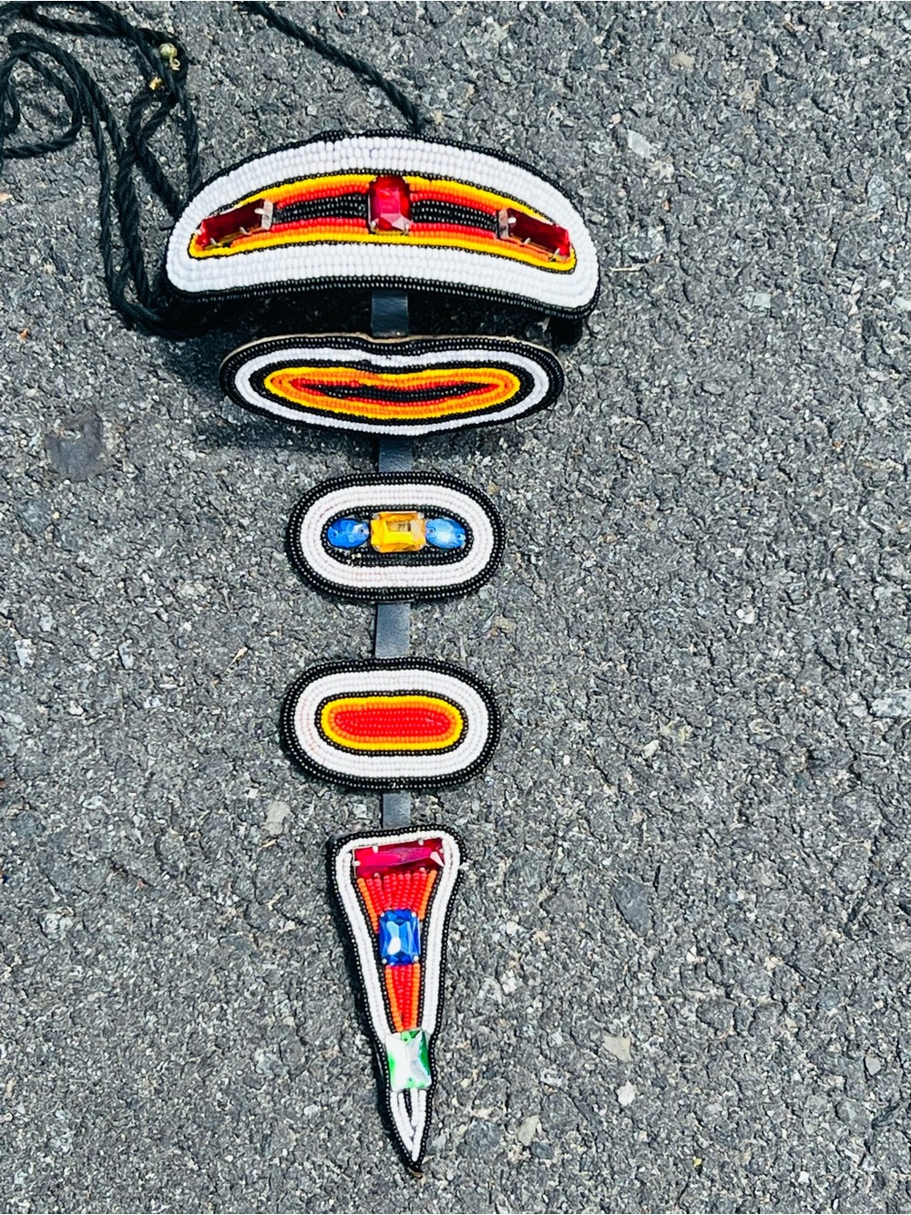 Handmade Beaded Multicolor Kids Necklace